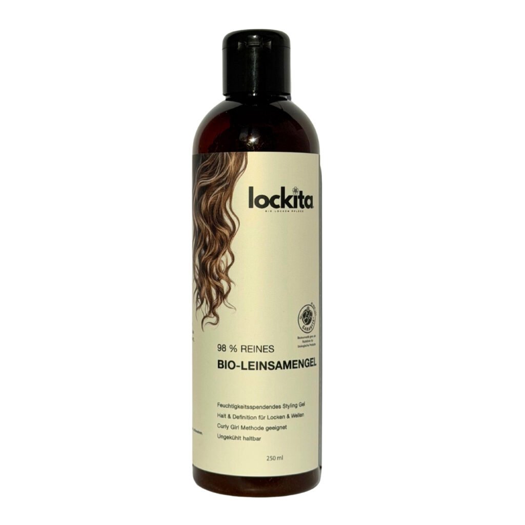 Lockita Leinsamengel mit weißem Hintergrund